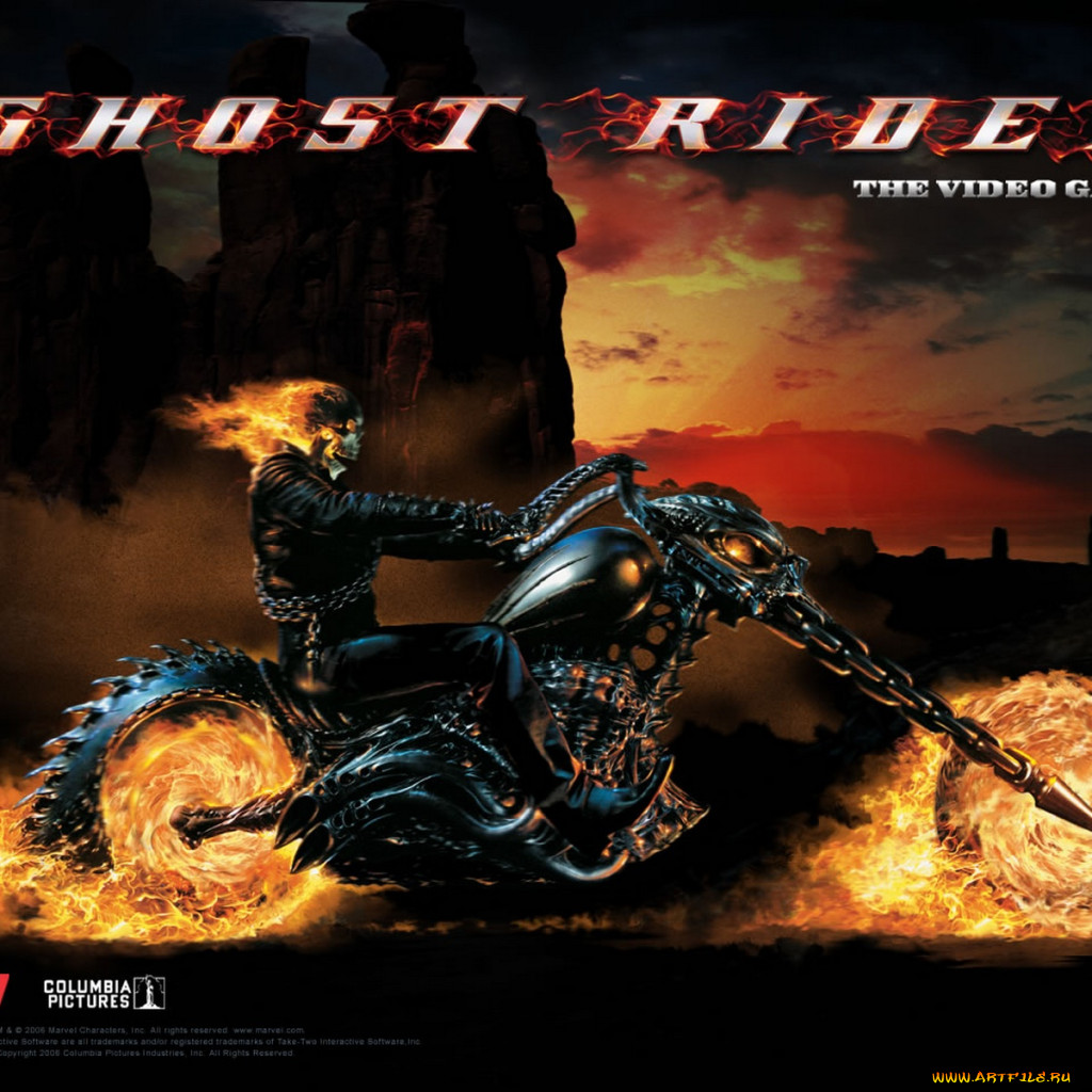 Обои Ghost Rider Видео Игры Ghost Rider: The Video Game, обои для рабочего  стола, фотографии ghost, rider, видео, игры, the, video, game Обои для  рабочего стола, скачать обои картинки заставки на рабочий